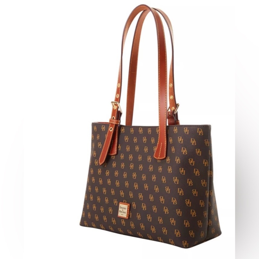 Dooney & Bourke Brown Monogram Tote